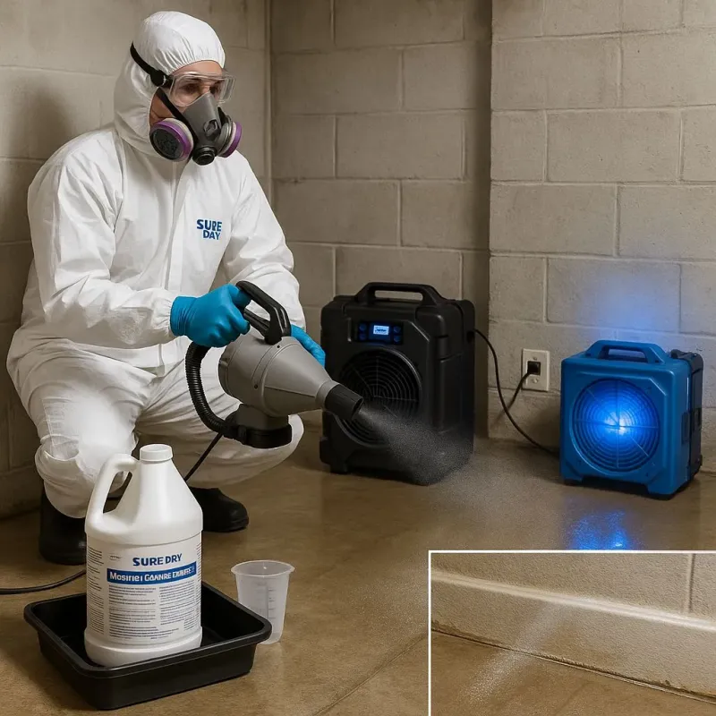 Sanitization and Odor Removal process in New Oxford, PA