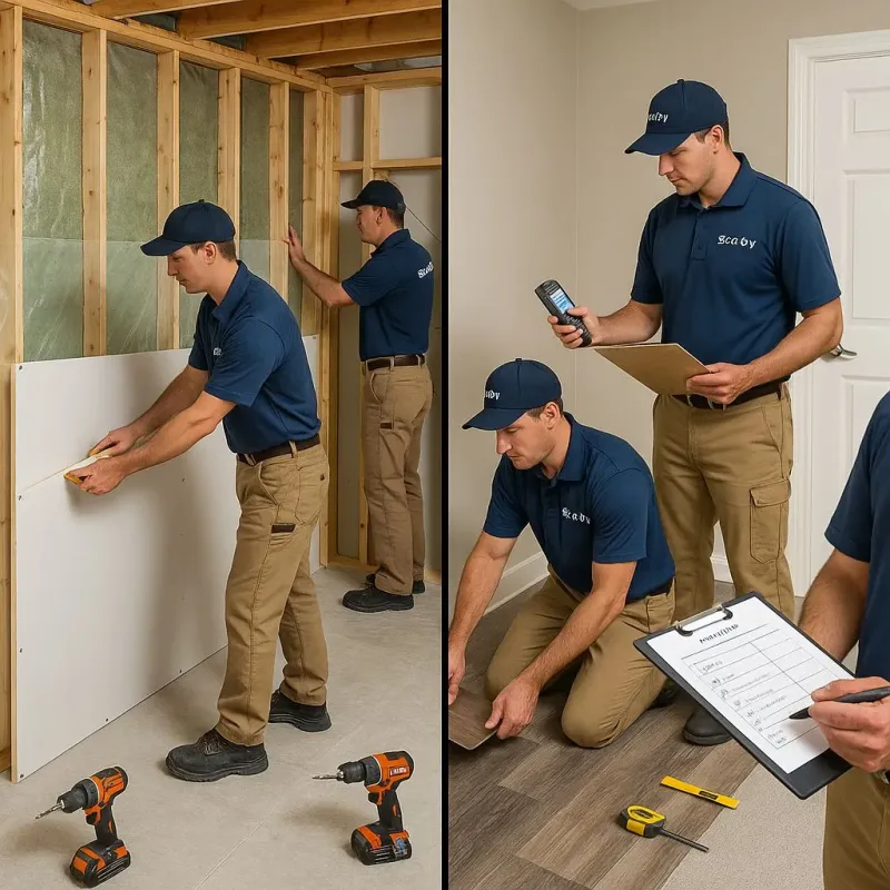Repairs and Reconstruction process in New Oxford, PA