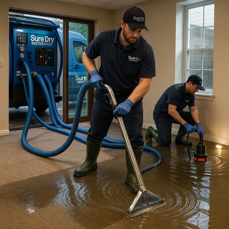 Water Extraction and Removal process in New Oxford, PA